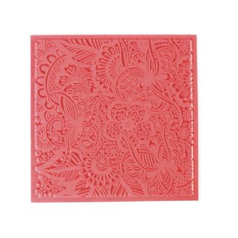 Graine Créative - Tapis de Texture pour la Fimo Floral n°2