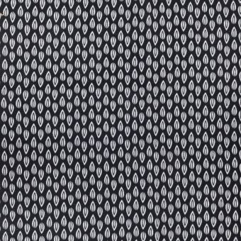 Coupon motif bourgeon fond noir