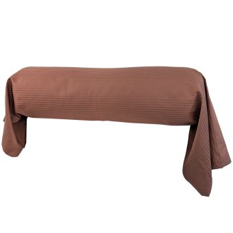 Taie de traversin satin de coton GRAND HÔTEL 200x43 cm
