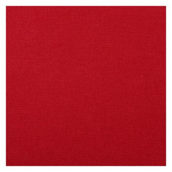 Tissu coton uni Cristina rouge