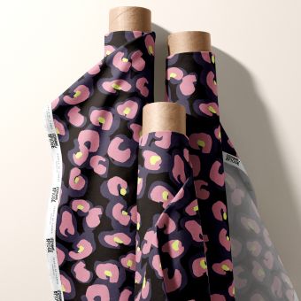 LEONARDO NOIR FRENCH TERRY AU METRE