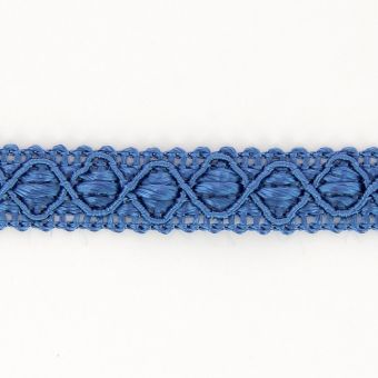 Galon losange 12mm bleu