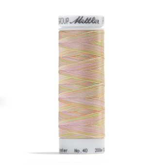 Bobine fil Poly Sheen jaune-orange Mettler col 9935