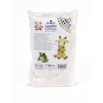 Ouate de rembourrage Happy cotton - Spécial Amigurumi - 300GR