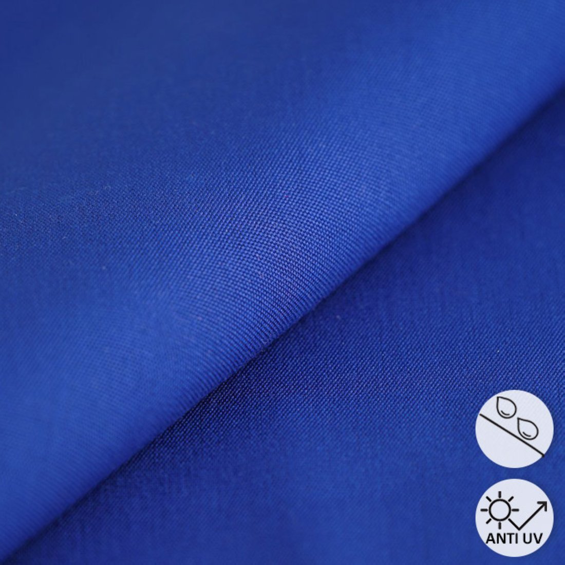 Tissu bâche plein air déperlant grande largeur bleu