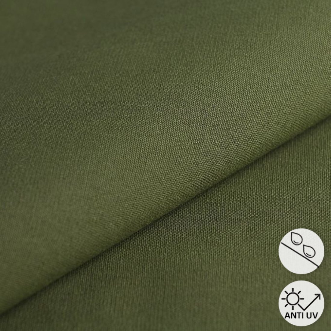 Tissu bâche Hanck déperlant anti uv vert - MT