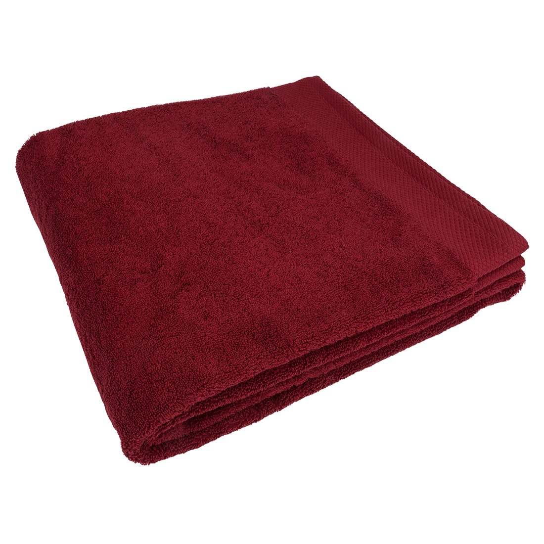 Drap de douche bordeaux