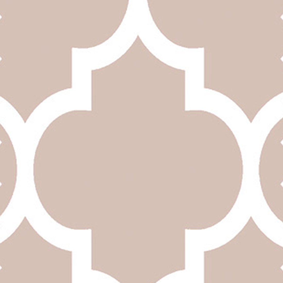 Tissu coton beige ornements