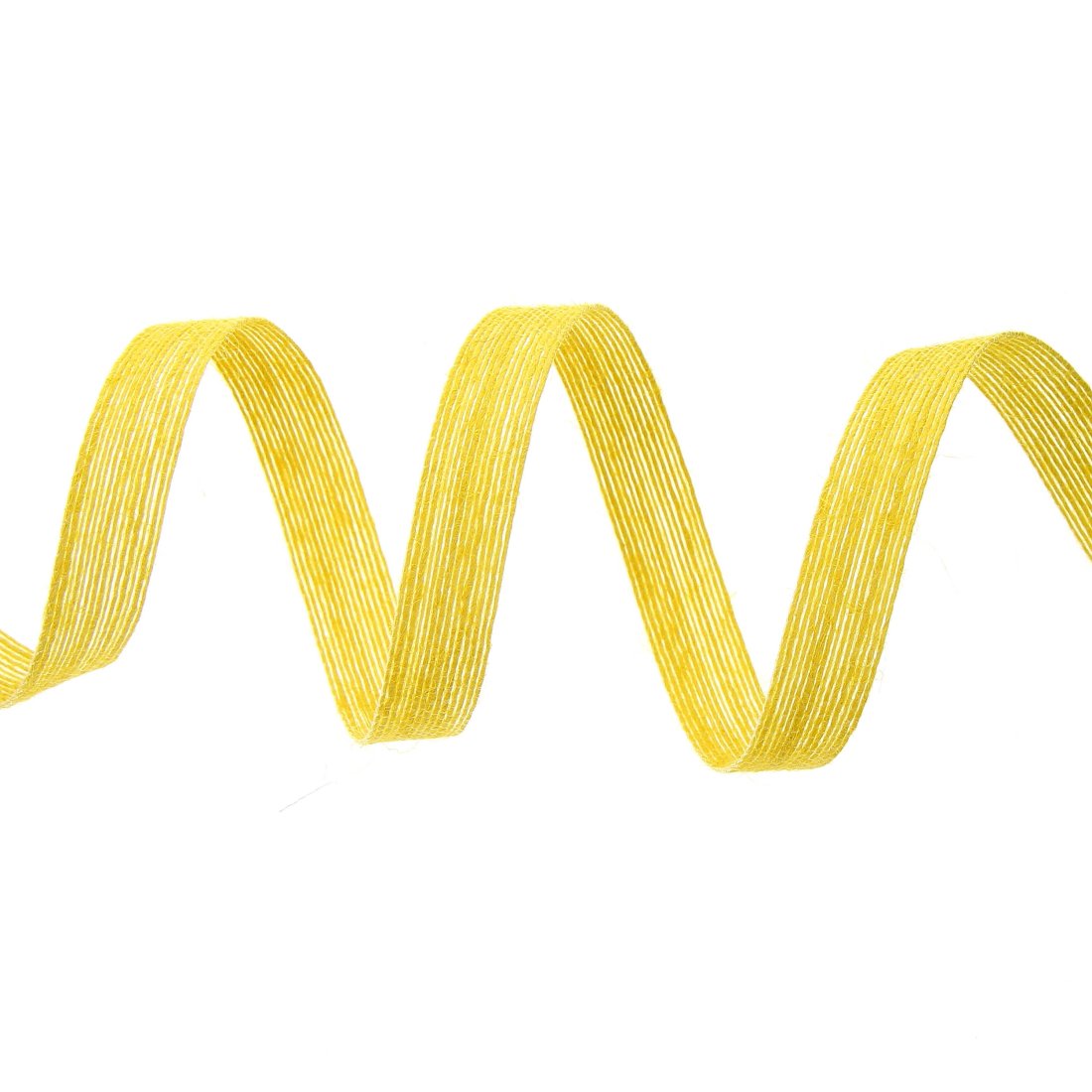 Ruban de jute jaune 15 mm