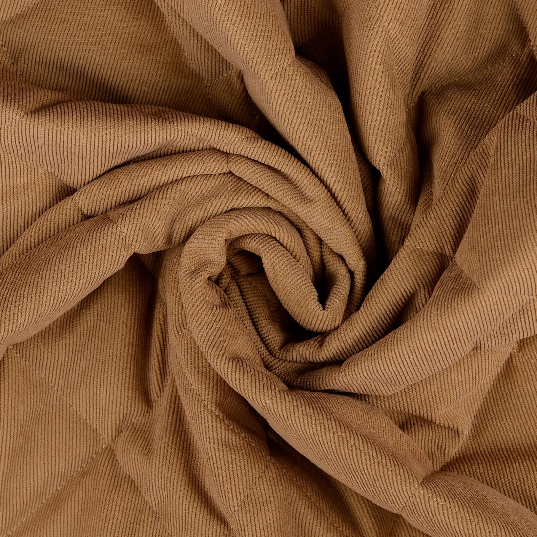 Tissu matelassé velours côtelé déperlant — vue 3