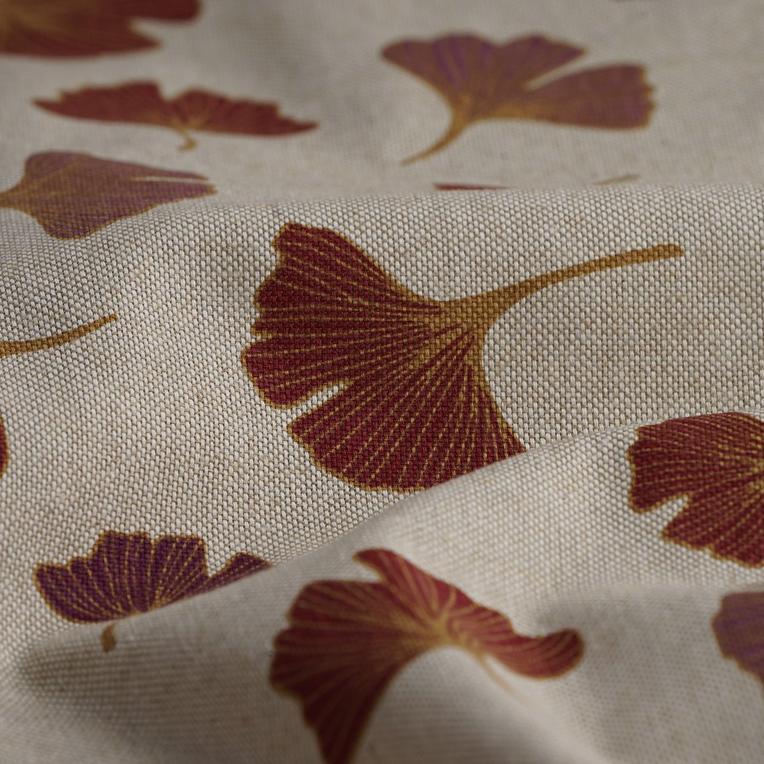 Tissu bachette linen ginko