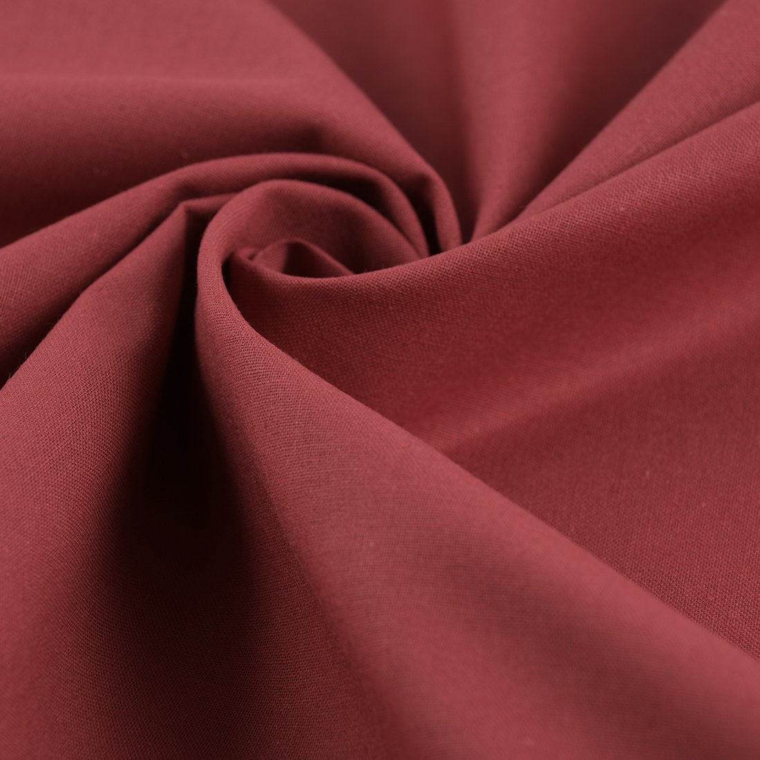 Tissu cretonne unie cristina Bourgogne - MT