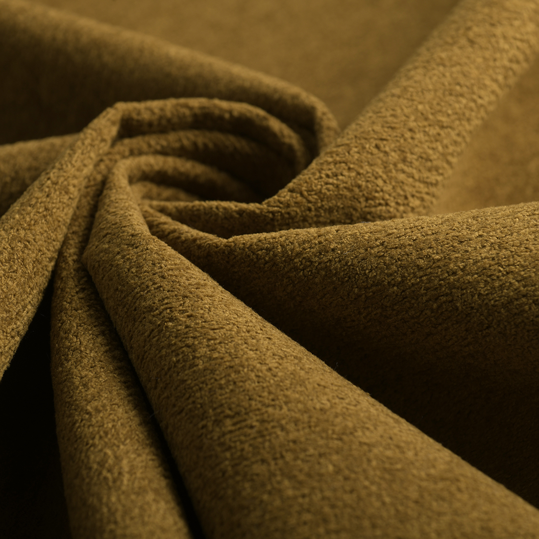 tissu velours doux Genève ocre qualité siège