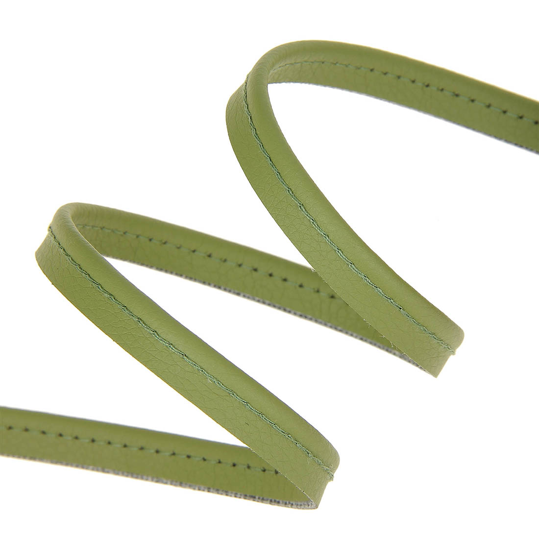 Passepoil+simili-cuir+10+mm+couleur+kaki+-+Mondial+Tissus