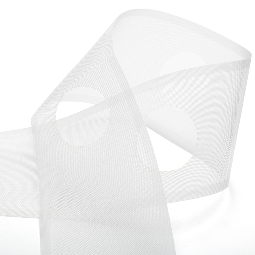 Renfort prépercé pour tête de rideaux 100mm