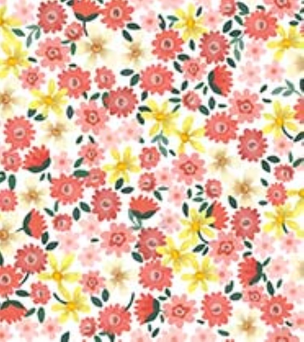 Tissu patchwork packed floral