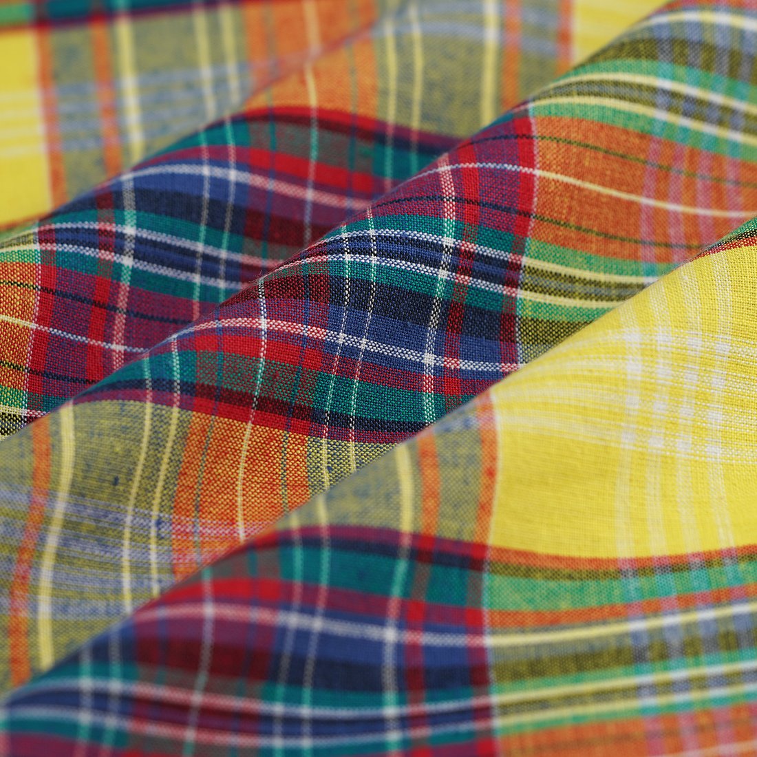 Tissu madras carreaux multicolore