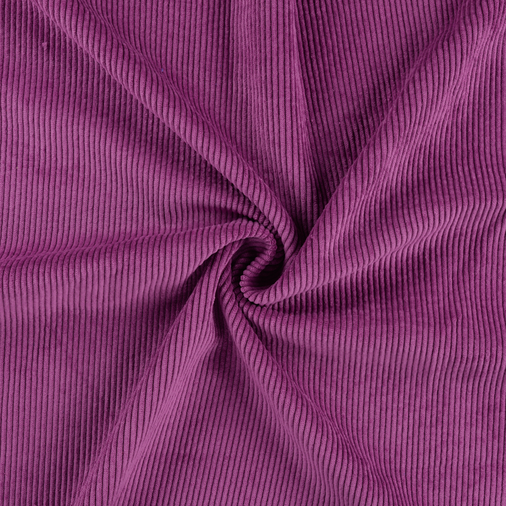 Tissu velours côtelé délavé uni — vue 3