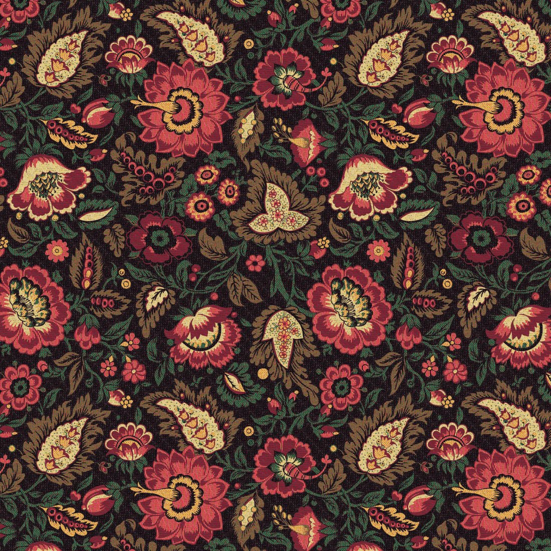 Jacquard gobelin premium fleur indienne