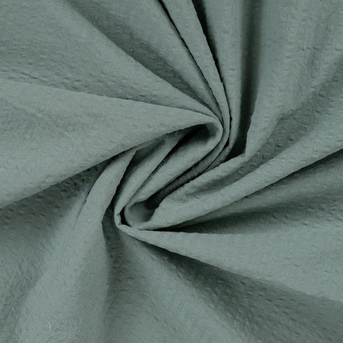Tissu coton rayure gaufrée texturé