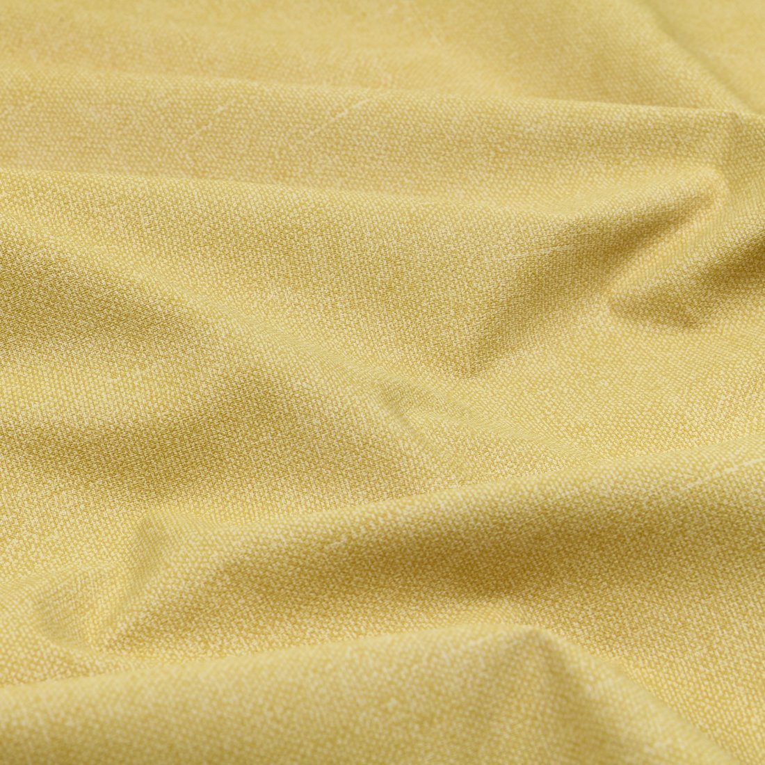 Tissu enduit souple faux uni jaune ocre