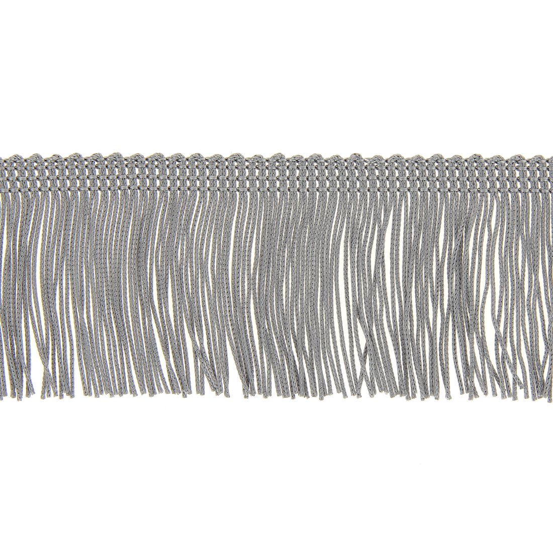 Ruban à franges gris moyen longueur 50 mm