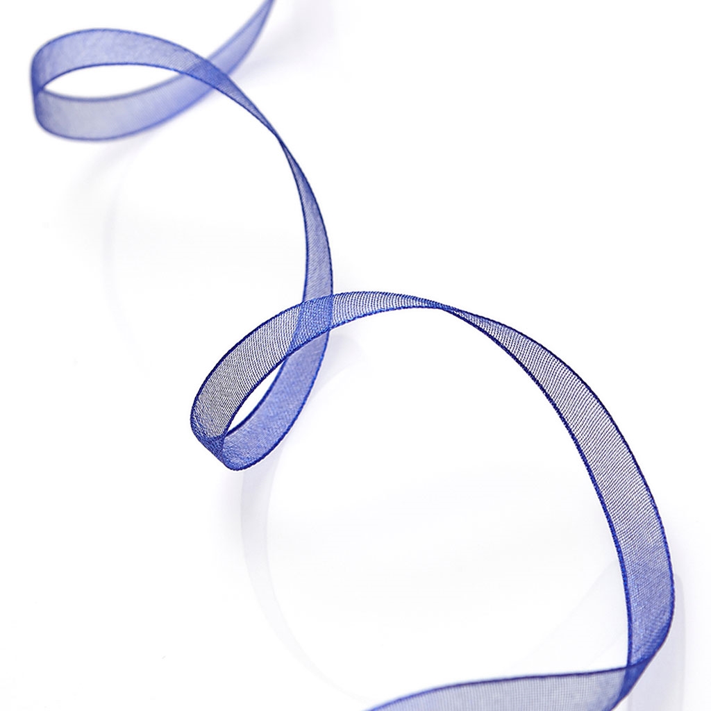 Ruban organdi - Bleu foncé