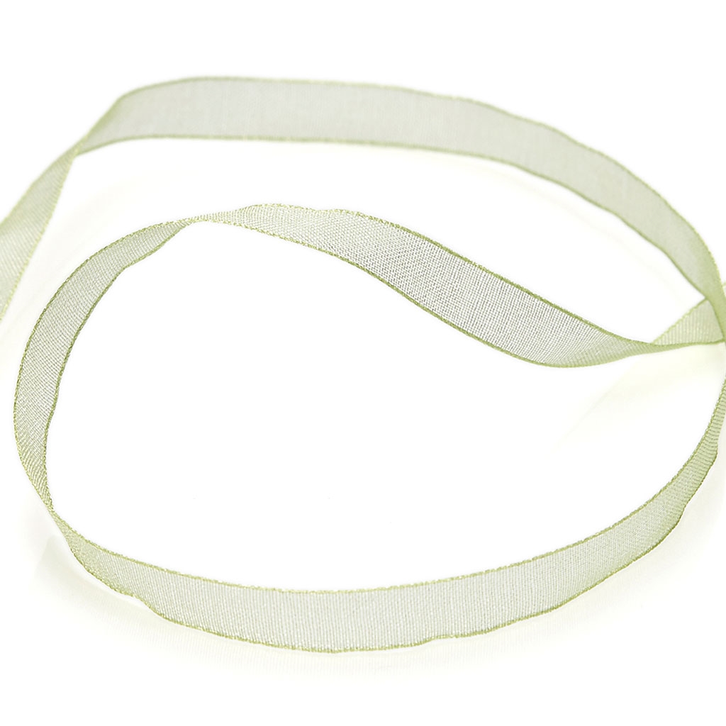 Ruban organdi - Vert anis