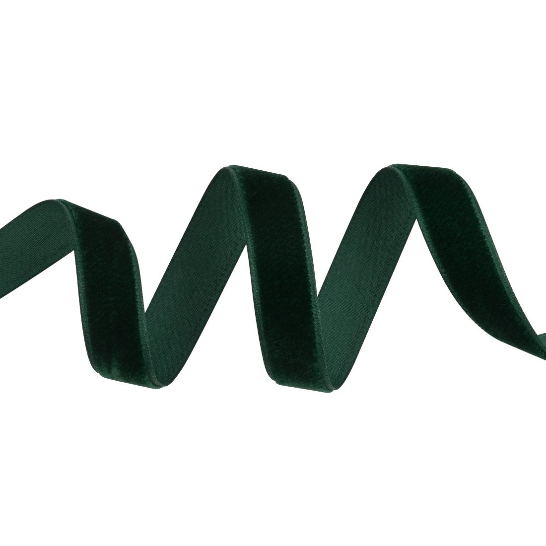 Ruban velours vert 16mm