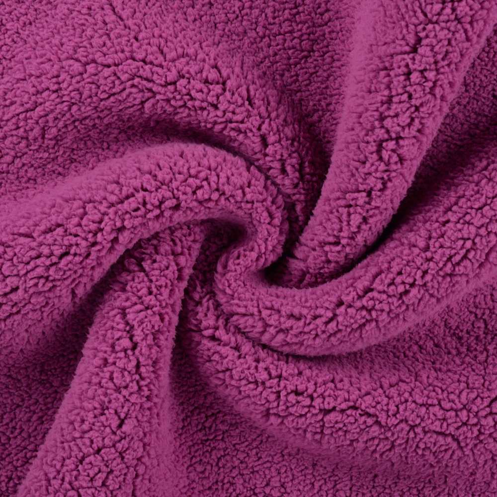 Tissu sherpa bouclette uni