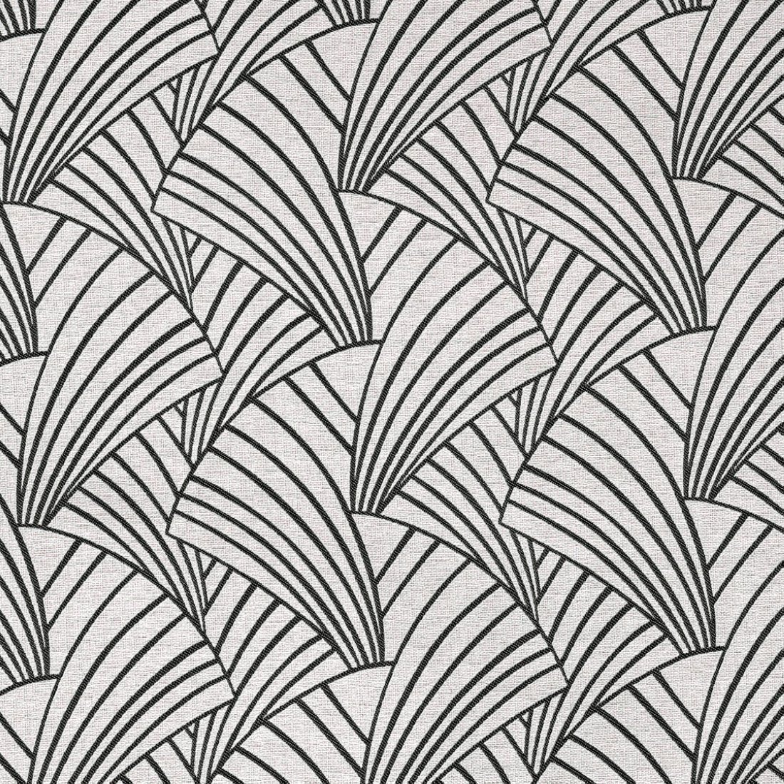 Tissu jacquard Ardeco noir