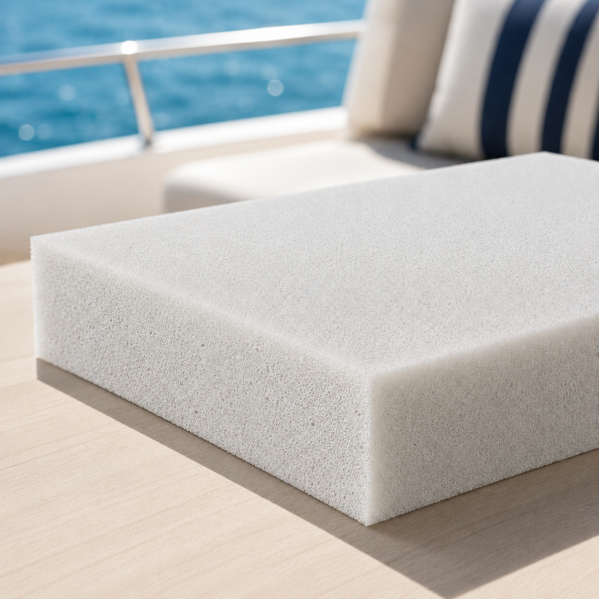 Mousse Dry Feel spéciale bateau à la découpe